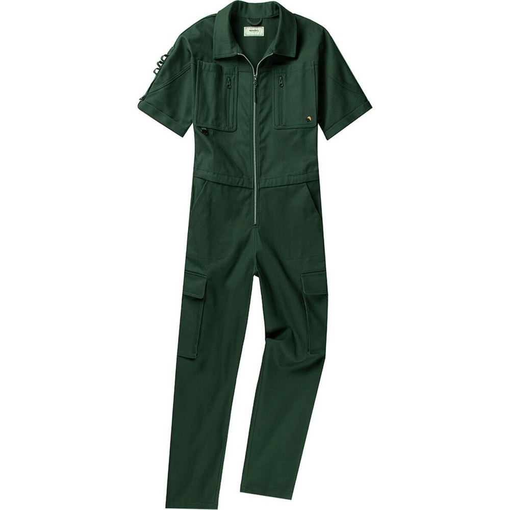 Wondery Dark Green Utility Jumpsuit